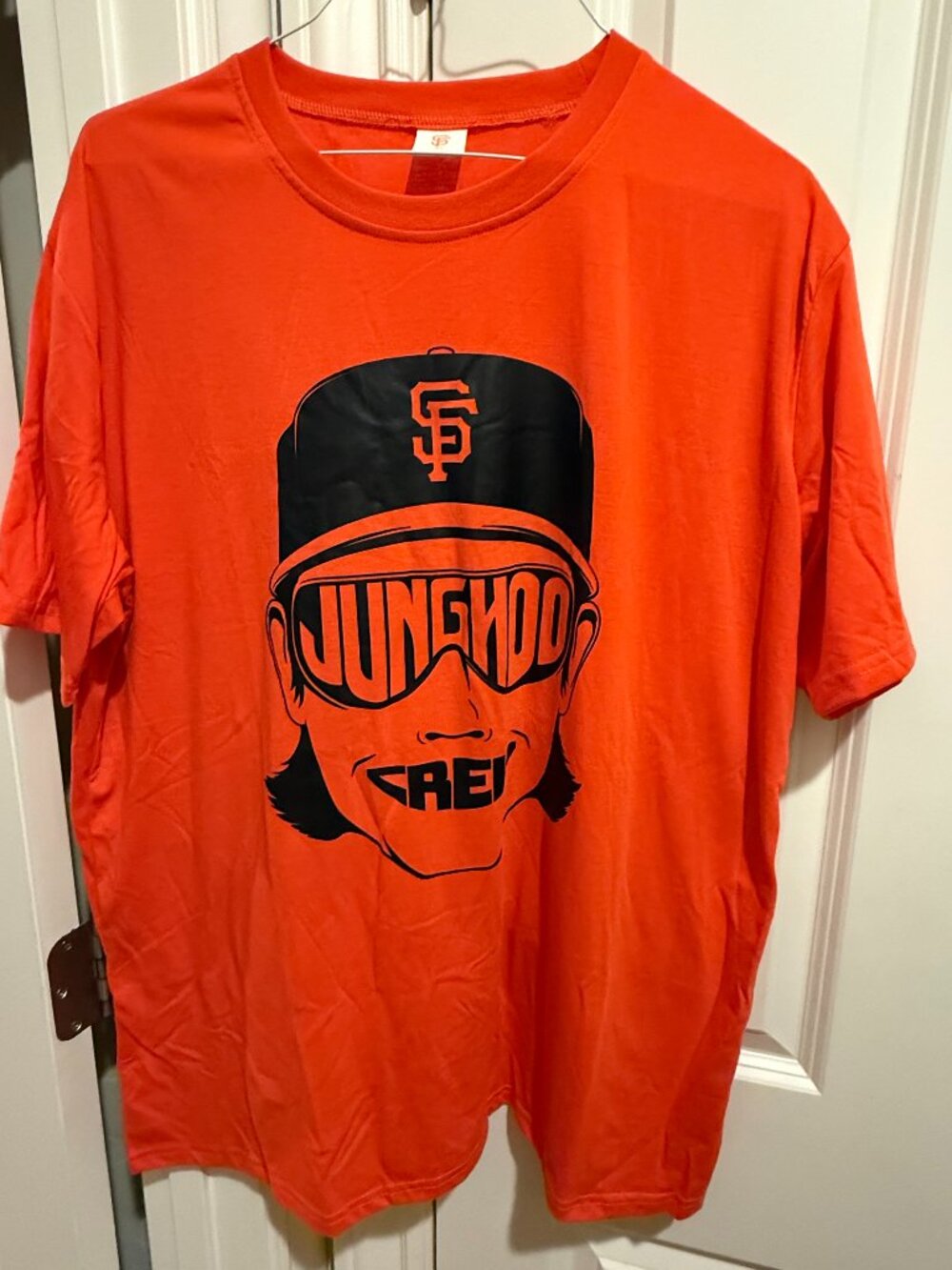 Jung Hoo Lee Crew Official T-Shirt - San Francisco Giants 2025